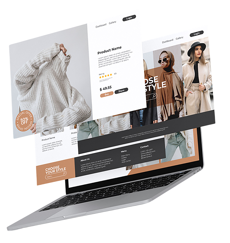 Shopify web screen