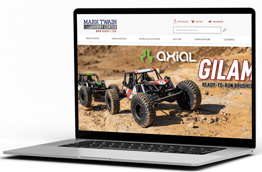Magento development web screen