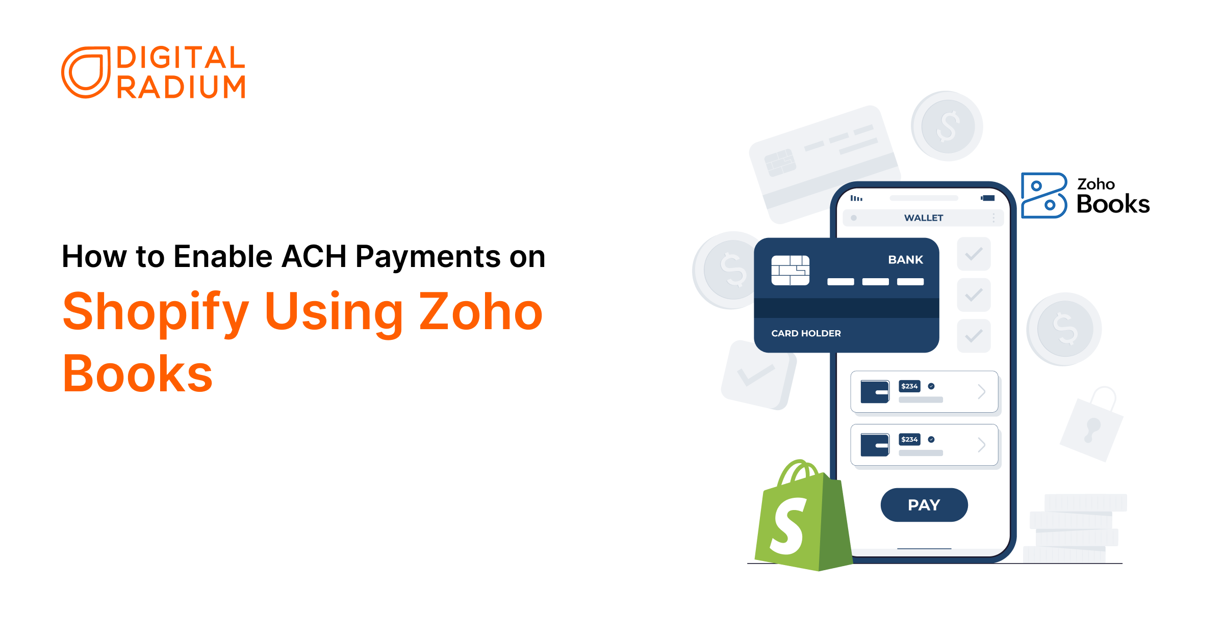 How to Enable ACH Payments on Shopify Using Zoho Books